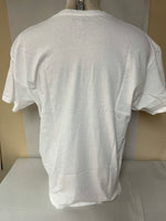 NEW Lot/5 Mens GILDAN White Cotton Tshirt Short Sleeve Medium