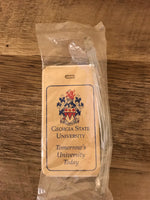 € Vintage NEW Pair/Set-2 Georgia State University Atlanta Luggage Tags Collectible Sealed