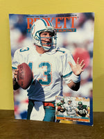 (V) BECKETT FOOTBALL CARD MONTHLY Magazine Vintage 1992 December Dan Marino Miami Dolphins