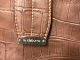 a** Vintage Womens LIZ CLAIBORNE Leather Tote Handbag Purse