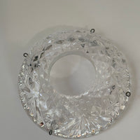 € Single Vintage 3.25” Crystal Glass Chandelier Sconce Lamp Bobeche Parts