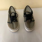 Vans Unisex Sneakers Tennis Shoes Gray TB4R Low Top Canvas Lace Up Youth 2.0