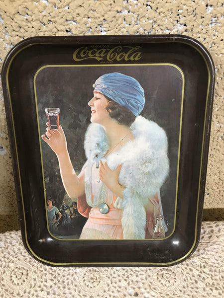 a* Vintage COCA COLA Serving Tray Roaring 20’s 1920s Retired
