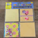 <€€ NEW Lot/3 16pc SCRAP BOOKING Krafters Korner Embellishment Kits CC972 Sealed