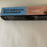 NEW Fancy-Fix Chalkboard Film Self-Adhesive Wallpaper 35.4x59 w/ Colored Chalk Kit