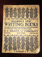 *Vintage Haaren's New Writing Books Number 5 1906 Retired