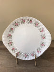 ~€ Vintage China MINTON Spring Bouquet 10.25” Oval Plate Serving Platter Porcelain Bowl Pink Roses Retired