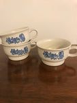 € Vintage Pfaltzgraff Yorktowne Coffee Set/5 Tea Cups Mugs Retired