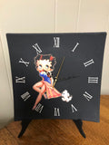a** NEW Betty Boop 11” Square Canvas Wall Display Clock Variety of Designs