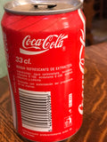 a* Vintage COCA COLA Coke Commemorative Barcelona 1992 Olympics 12 Ounce Can Empty Retired