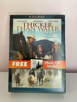 a* DVD Movie Thicker Than Water Melissa Gilbert Lindsay Wagner Plus Music CD Romance Hallmark
