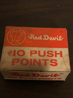 ~ Vintage RED DEVIL #10 Push Points Holds Glass in Photo Frames