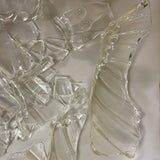 <€€ 5.5 Lbs. Broken Vintage Clear Glass for Craft & Art Mosaic Projects - 1/4" Thick