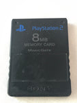 a* Sony PlayStation 2 PS2 Magic Gate Memory Card Black 8MB