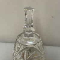 a** Vintage Crystal Hand Dinner Bell Tritschler Winterhalder Bleikristall Germany