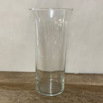 a** Large Glass 9.25” Hurricane Cylinder Flower VASE Candle Holder Clear Decor