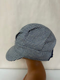 €* Vintage OshKosh B'Gosh Train Engineer Railroad Snap Back Hat Cap Retro Childs Sz 2-7