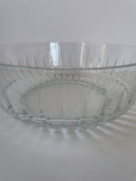 a** Vintage 1970s LADY VICTORIA Crystal Serving Salad Bowl Chantelle Pattern France