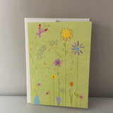 *New Lot/13 Blank Thank You Greeting Cards w/ Envelopes