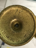 <€€ Set/2 Judaica Goblets Kiddish Cup Chalice Brass Enamel Jewish Religious