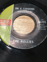 *Vintage MUSIC The Hollies "On a Carousel"and "All The World Is Love" Imperial Records 1967 45 RPM Vinyl Record
