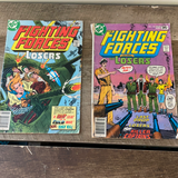 *Vintage DC Comics FIGHTING FORCES 1978 No 25/180 Comic Books Lot of 2 Retired