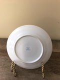 €€ Vintage China Hand Painted NIPPON Raised Gold Scroll 6.5” Set of 4 Bread Plates