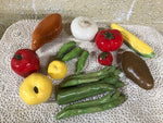 ^ Vintage KITCHEN Ceramic Vegetables 15 count