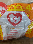 *NEW Vintage Retired TY BEANIE BABY “Chocolate” 1996 McDonald’s Tag Pellets