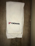 YOKOHAMA White Tri-Fold Golf Towel