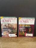 € Lot/5 Vintage EARLY AMERICAN HOMES Magazine December Christmas Issues 1996 thru 2000