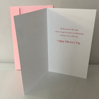 *New Lot/2 Love Valentine’s Day Greeting Cards w/ Envelopes