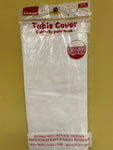~€ NEW White Lace Plastic Table Cover Tablecloth Rectangle 54” x 108” Sealed