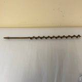 €<a* Vintage Tools 18” Long No. 12 7/8” Hand Drill Auger Bit Brace