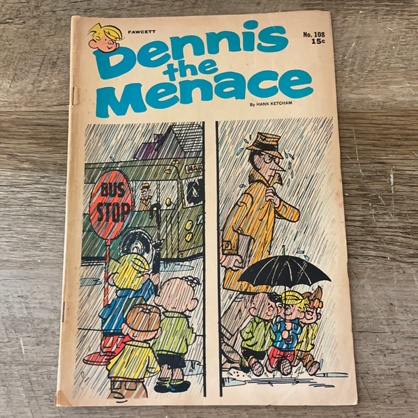 a* Vintage Fawcett DENNIS THE MENACE 1970 No. 108 May Comic Book Retired