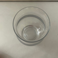 [Loc] Set/3 Small Clear Glass 5.25” Flower Bud VASE Candle Holder Decor