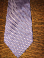 Mens DORMEUIL Paris London Silk Triangle Two Tone Purple Neckware Tie Necktie