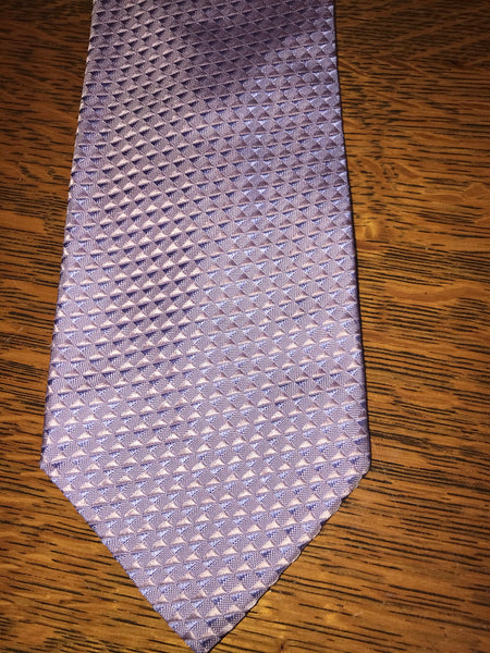 Mens DORMEUIL Paris London Silk Triangle Two Tone Purple Neckware Tie Necktie