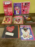 <€€ Mixed Lot of 8 New Valentine Cards Multiple Designs for Anyone Family Voila Paper Thread