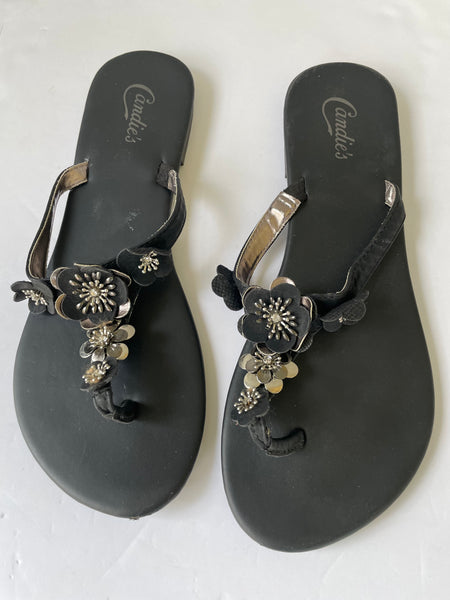 Candies online black sandals
