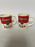 a*€ Vintage Pair/Set of 2 Campbell’s Condensed Tomato Soup Coffee Mugs Joseph Campbell Co.