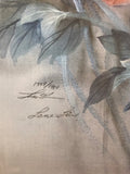 € Framed Art Print Floral Peonies Pencil Signed Lena Lui  1759/1950