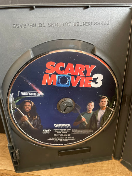 a* Movie DVD Scary Movie 3  (DVD,2003) Widescreen, Comedy, Thriller Torn Sleeve