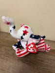 *Vintage Retired TY BEANIE BABY “RIGHTY 2000”  with Tag P.V.C. Pellets DOB 07-04-2000 GOP
