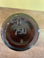 a** Vintage Amber Merck’s Pharmacy Apothecary Medicine Dispensing Bottle Jar 750/2