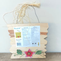 *NEW Set/3 DecoArt FINISH IT Wood Art Plaque Sign Crafts