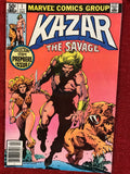 a* Vintage MARVEL Comics Kazar ROM Conan Thor Comic Books Lot of 8 1981 Retired