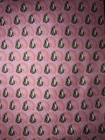 Mens FUMAGALLI’S Italy Spain Silk Penguins on Pink Tie Necktie