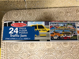 Melissa & Doug Traffic Jam 24 Piece Floor Puzzle