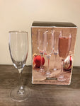 a** HomeTrends Set/4 Gold Rim Wine Champagne Toasting Flutes